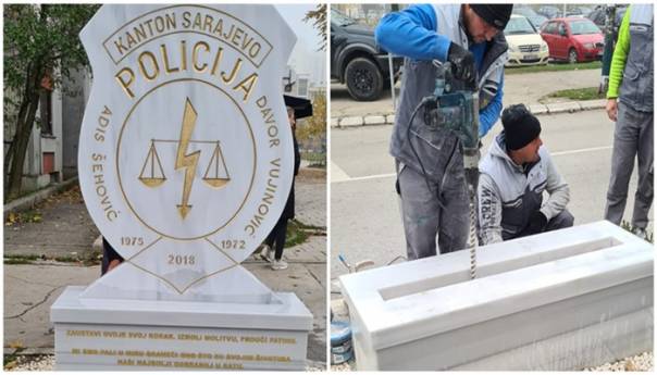 Obnovljen i učvršćen spomenik ubijenim policajcima