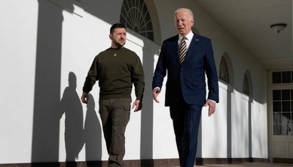 Obraćanje Bidena i Zelenskog: 'Pobijedit ćemo'