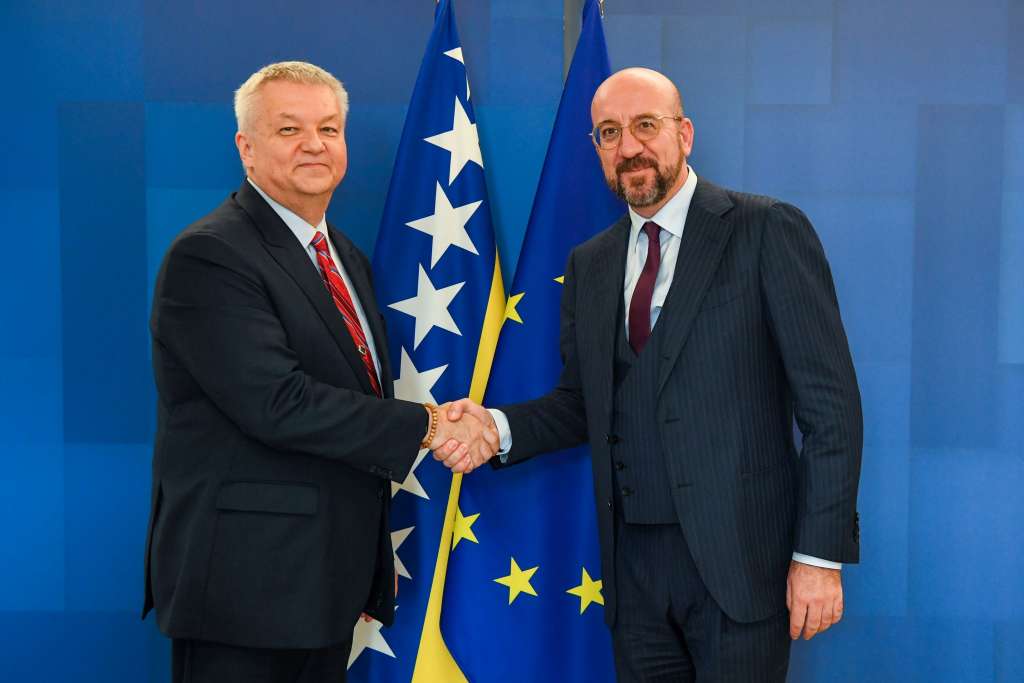 Obrad Kesić predao akreditivna pisma Charlesu Michelu