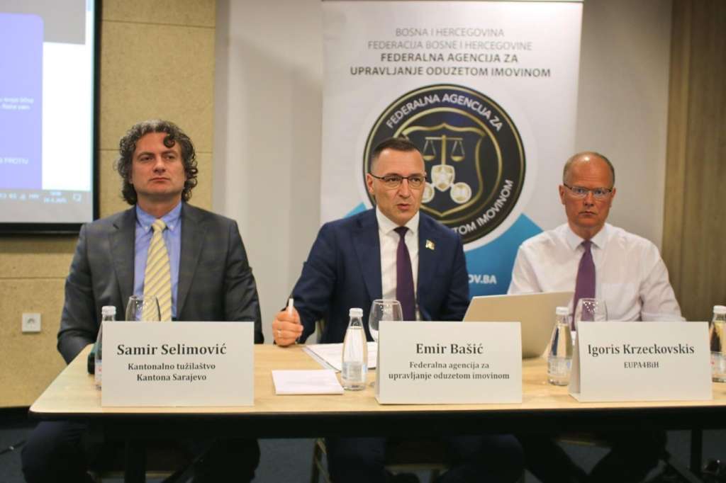 Obuka o izazovima kod primjene Zakona o oduzimanju nezakonito stečene imovine krivičnim djelom