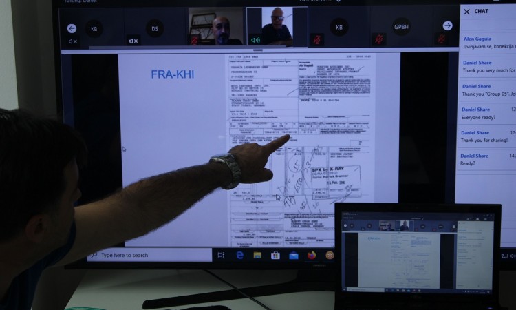 Obuka za službenike Zajedničkog tima za kontrolu zračnog tereta