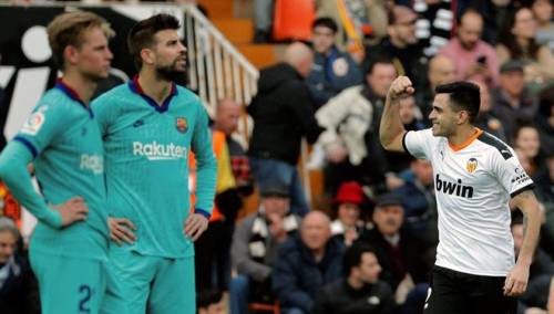 Očajna Barca poražena od Valencie