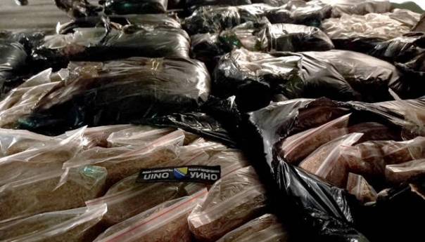 Od osobe iz Širokog Brijega oduzeto 260 kg duhana