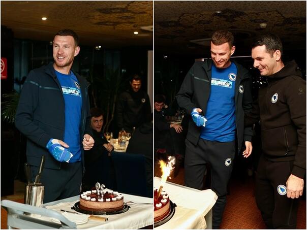 Odlična atmosfera: Zmajevi uz tortu i poklone obilježili Džekin 39. rođendan