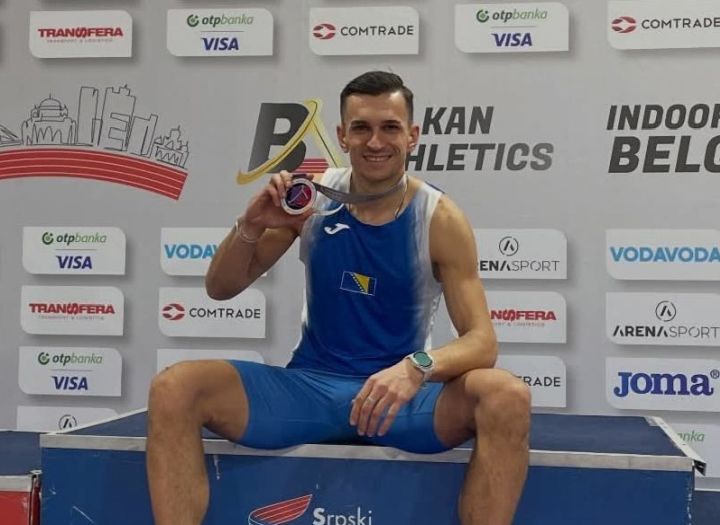 Odlični nastupi bh. atletičara u Beogradu: Mujezinović uzeo zlato, Pelemiš oborila rekord