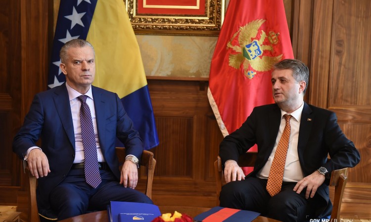 Odnosi BiH i Crne Gore odlični, dogovorena četiri zajednička Granična prijelaza