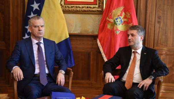 Odnosi BiH i Crne Gore odlični, dogovorena četiri zajednička Granična prijelaza