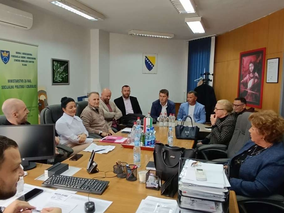 Održan radni sastanak o unapređenju sistema socijalne zaštite u ZDK-u