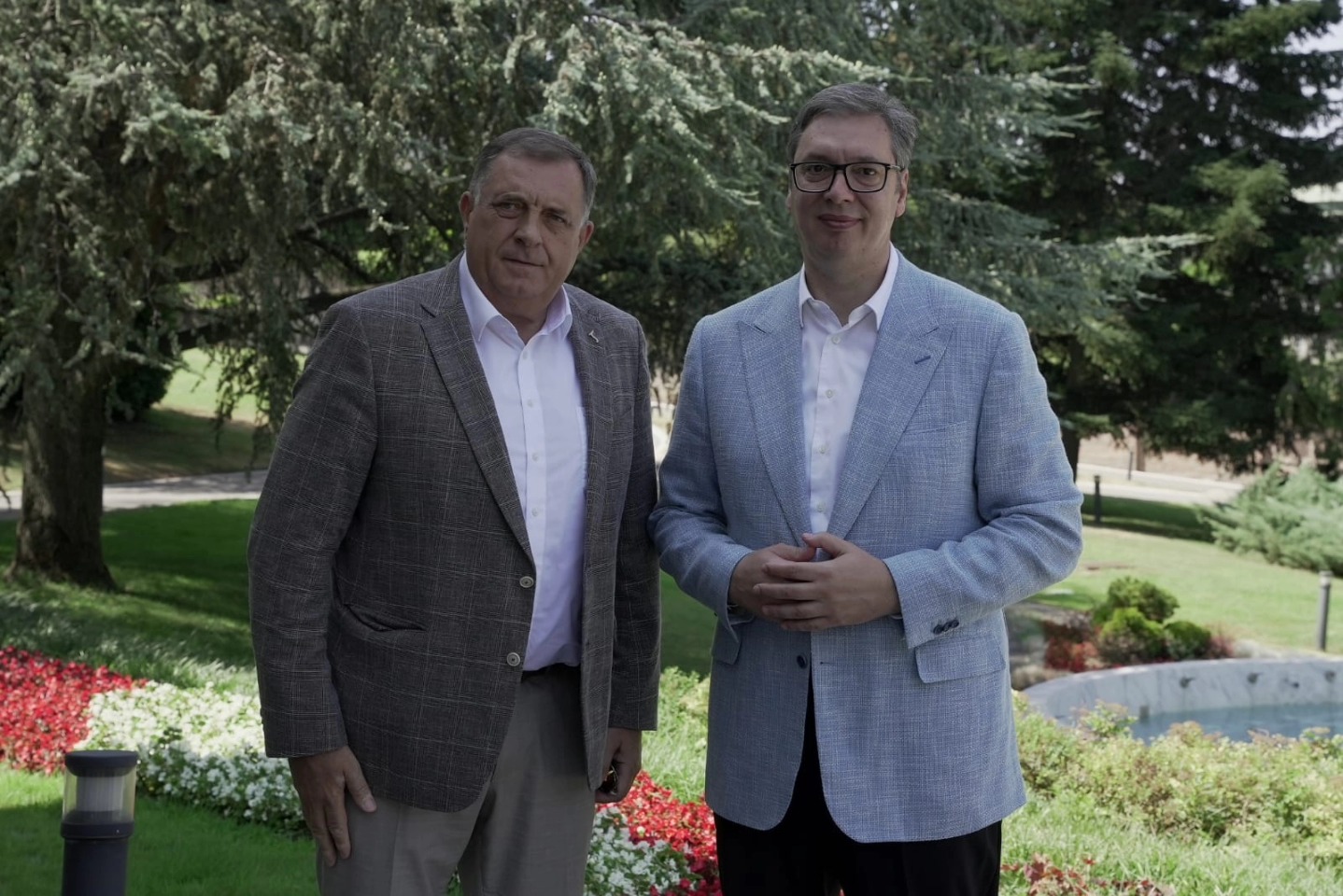 Održan sastanak Dodika, Vučića i Dačića u Beogradu