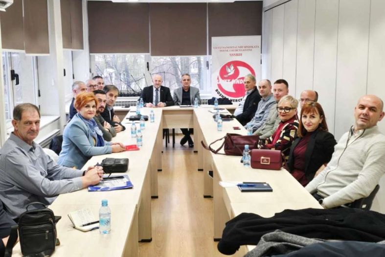 Održan sastanak Koordinacije sindikalnih organizacija sudova i tužilaštava FBiH