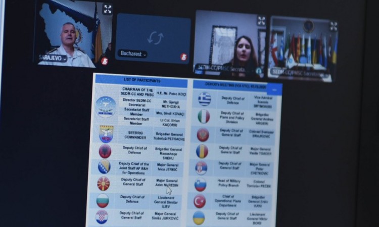 Održana konferencija zamjenika načelnika štabova OS zemalja-članica SEDM-a