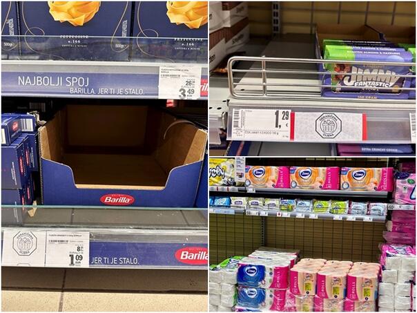 Ograničenje cijena hrane u Hrvatskoj izazvalo haos