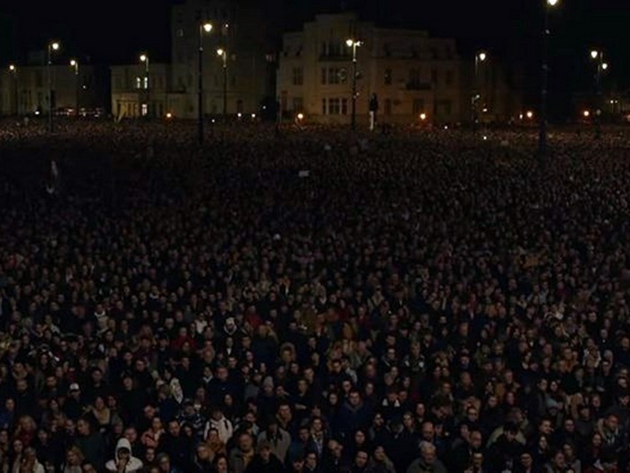 Ogroman protest protiv Orbana u Budimpešti