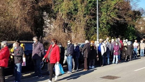 Ogroman red za vakcinaciju u Zagrebu