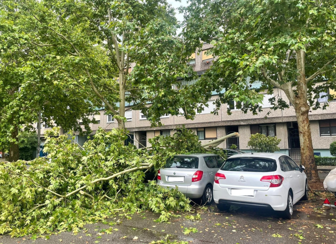 Ogromna šteta: Pogledajte posljedice jutrošnje oluje u Zagrebu