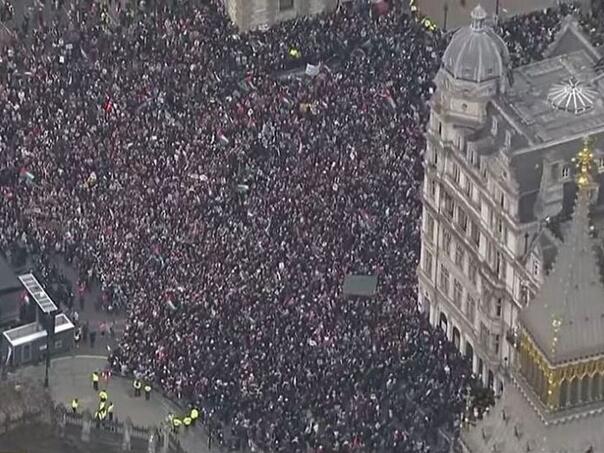 Još jedan masovni protest podrške Palestini u Londonu