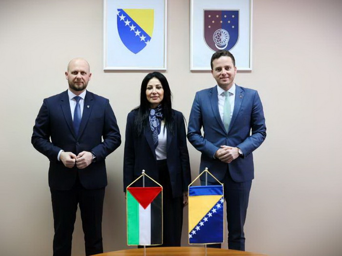 Okerić i Uk primili ambasadoricu Abu Laban: Institucionalna podrška narodu Palestine