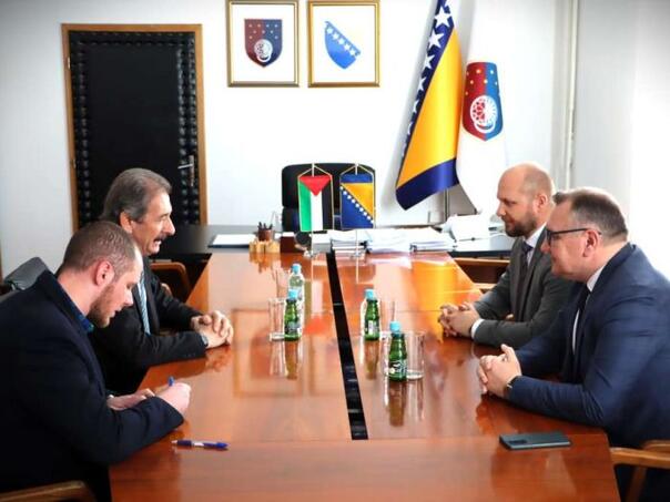 Okerić sa ambasadorom Palestine: Naša vrata su vam otvorena 24 sata