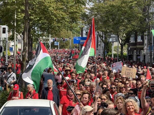 Oko 100.000 ljudi u Holandiji protestovalo zbog politike prema Izraelu