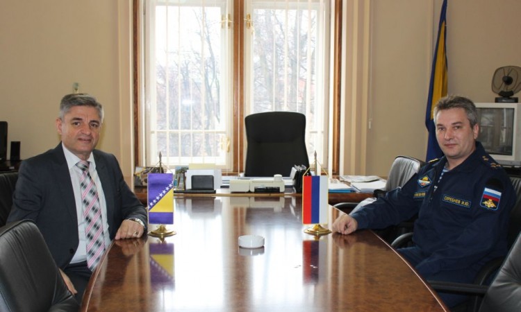 Okolić i Skrebnev o projektima remonta helikoptera OSBiH