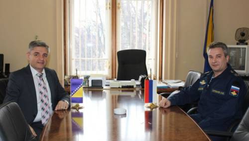 Okolić i Skrebnev o projektima remonta helikoptera OSBiH