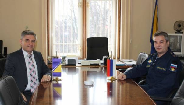 Okolić i Skrebnev o projektima remonta helikoptera OSBiH