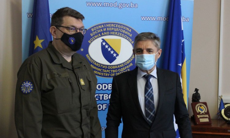 Okolić primio u nastupnu posjetu novog komandanta EUFOR-a