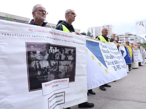 Okončan protest Saveza logoraša BiH, ovo su ključni zahtjevi