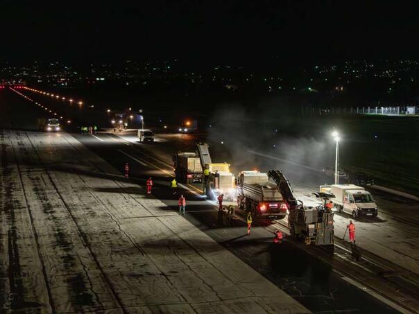 Okončana sanacija piste na Međunarodnom aerodromu Sarajevo