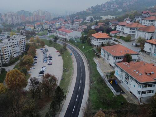 Obnovljena Olimpijska ulica večeras otvorena za saobraćaj u Sarajevu