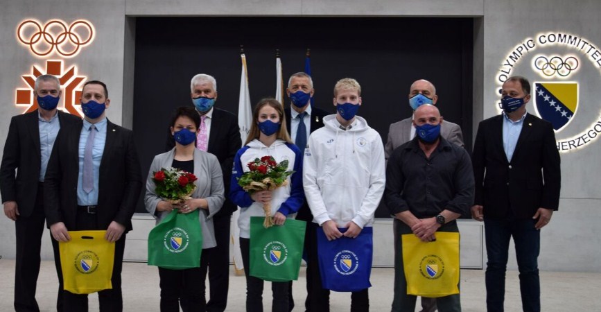 Olimpijski komitet BiH novčano nagradio Mariju Štetić i Nedžada Husića