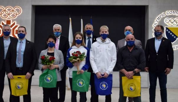 Olimpijski komitet BiH novčano nagradio Mariju Štetić i Nedžada Husića