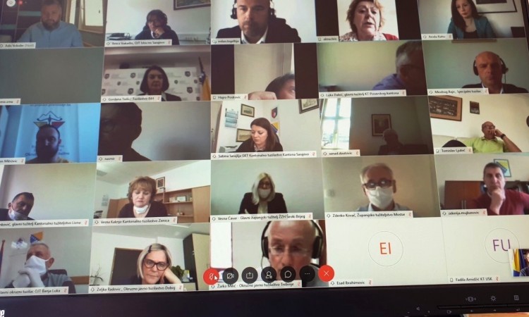 On-line konferencija Tegeltije i glavnih tužilaca