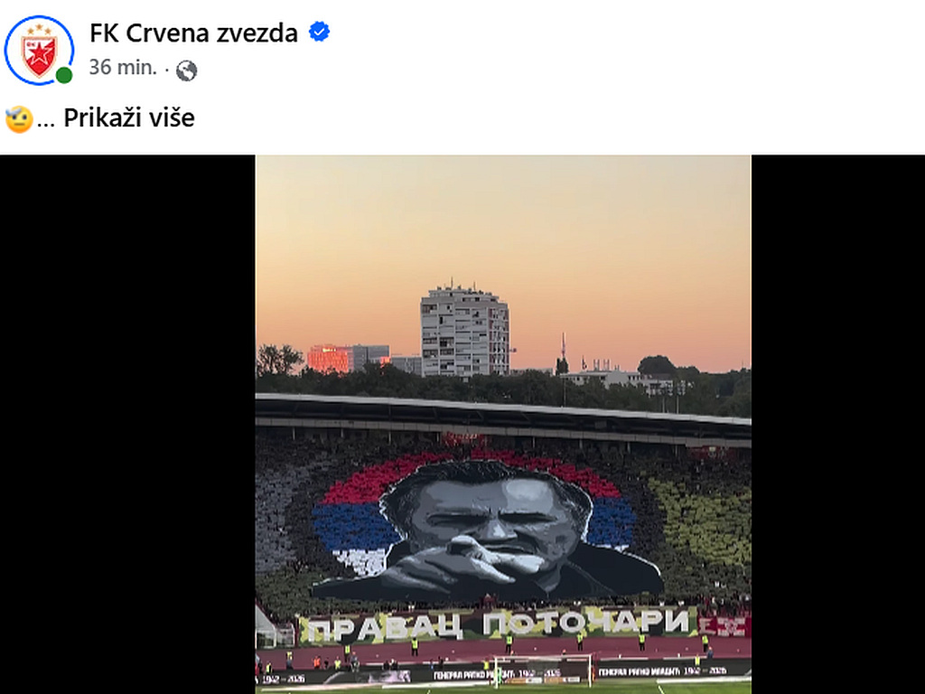 Oni se ponose genocidom: Crvena zvezda opet pokazala kakav je klub