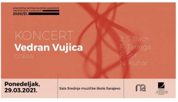 Online koncert gitariste Vedrana Vujice 29. marta