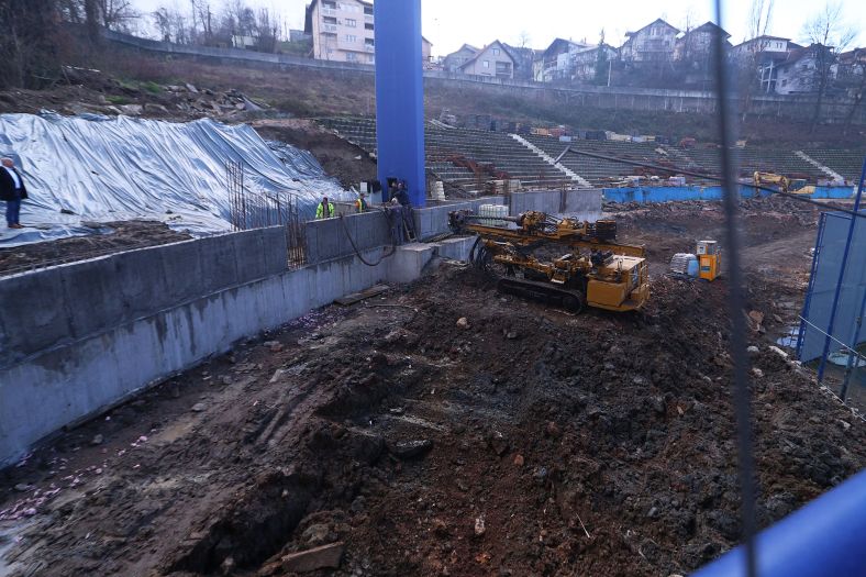 Općina Novo Sarajevo izdvojila 4,6 miliona KM za izgradnju južne tribine Grbavice