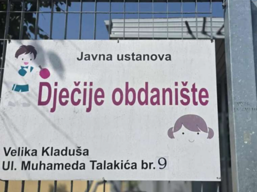 Općina Velika Kladuša izdvojila 40.000 KM za proširenje kapaciteta Dječijeg obdaništa