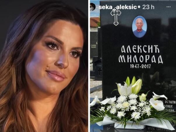 Oproštaj Seke Aleksić od oca koji joj je dugo bio samo sjećanje