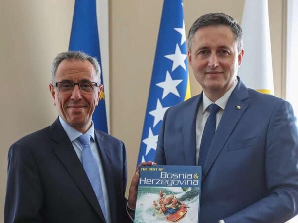 Oproštajni sastanak Soroura i Bećirovića: Istaknuta izuetno dobra saradnja BiH i Egipta