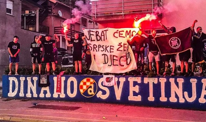 Optužena šestorka koja je u Zagrebu postavila uvredljiv transparent