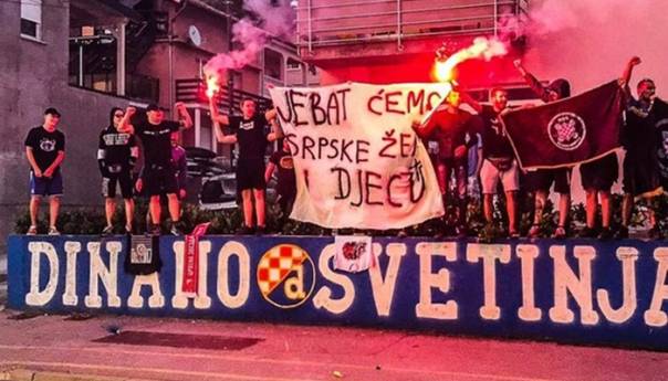 Optužena šestorka koja je u Zagrebu postavila uvredljiv transparent