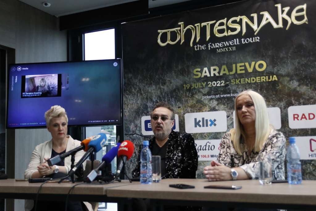 Organizatori koncerta benda Whitesnake obećali nezaboravan spektakl 19. jula u Sarajevu