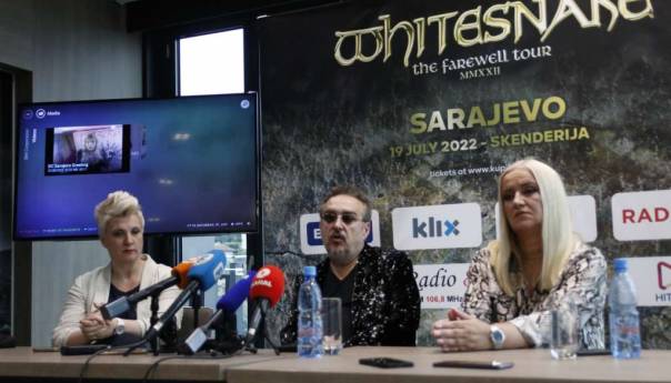 Organizatori koncerta benda Whitesnake obećali nezaboravan spektakl 19. jula u Sarajevu