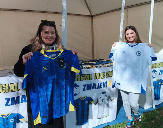 Originalne dresove 'Zmajeva' moguće kupiti i na oficijelnom štandu zmajevi.ba
