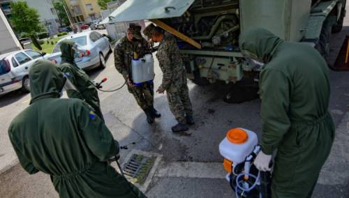 OS BiH dezinficirale objekte u Čitluku, Jablanici, Konjicu i Mostaru