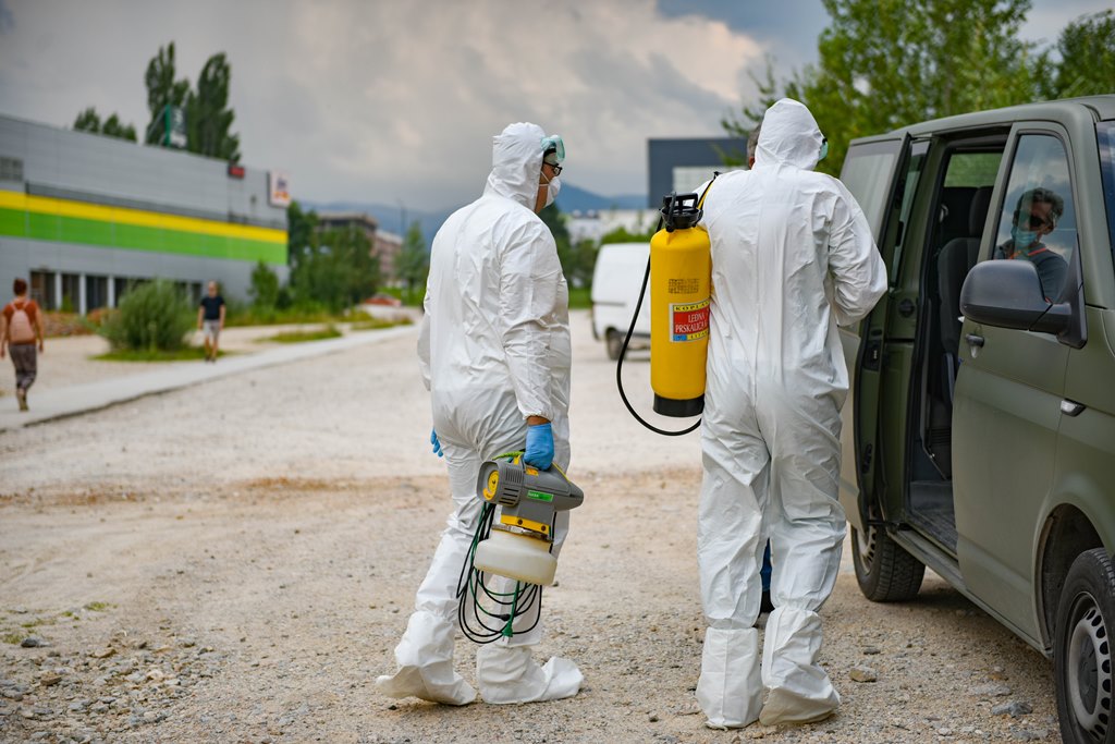 OSBiH dezinficirale objekte institucija BiH u Istočnom Sarajevu