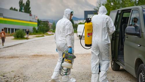 OSBiH dezinficirale objekte institucija BiH u Istočnom Sarajevu