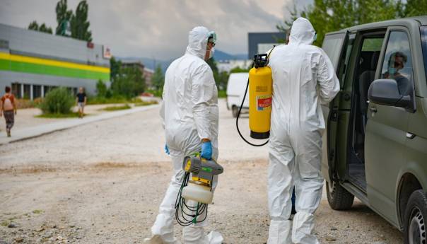 OSBiH dezinficirale objekte institucija BiH u Istočnom Sarajevu