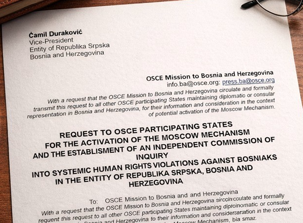 Razmotriti pokretanje Moskovskog mehanizma zbog kršenja ljudskih prava u RS