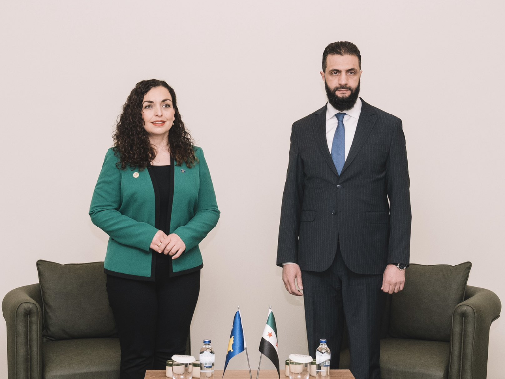 Osmani: Sirija bi mogla priznati Kosovo, susret s al-Sharom otvara nove mogućnosti